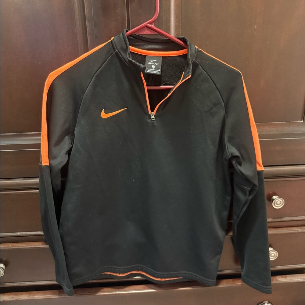 Two shirts Nike Black and Orange Windbreaker and Vineyard Vines